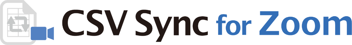 CSV Sync for Zoom